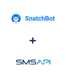Integration of SnatchBot and SMSAPI