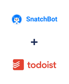 Integration of SnatchBot and Todoist