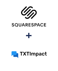 Integration of Squarespace and TXTImpact