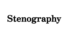 Stenography integration