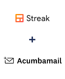 Integration of Streak and Acumbamail
