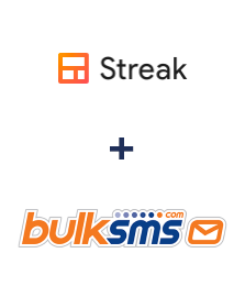 Integration of Streak and BulkSMS