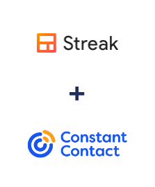 Integration of Streak and Constant Contact
