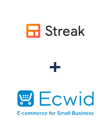 Integration of Streak and Ecwid