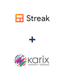 Integration of Streak and Karix