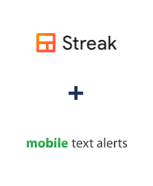 Integration of Streak and Mobile Text Alerts