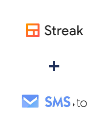 Integration of Streak and SMS.to
