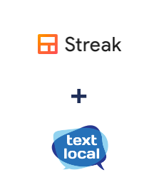 Integration of Streak and Textlocal