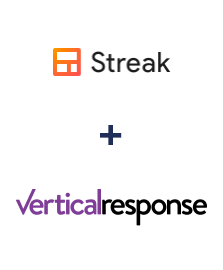 Integration of Streak and VerticalResponse
