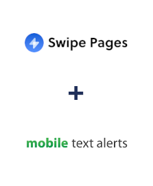 Integration of Swipe Pages and Mobile Text Alerts