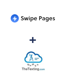 Integration of Swipe Pages and TheTexting