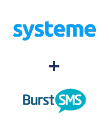 Integration of Systeme.io and Burst SMS
