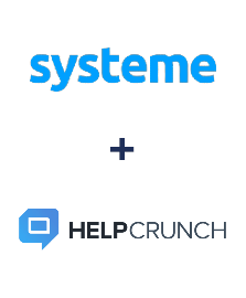 Integration of Systeme.io and HelpCrunch
