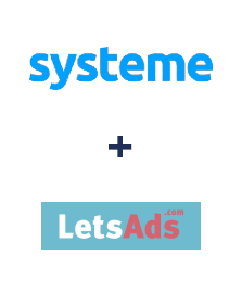 Integration of Systeme.io and LetsAds