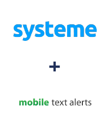 Integration of Systeme.io and Mobile Text Alerts