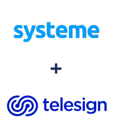 Integration of Systeme.io and Telesign