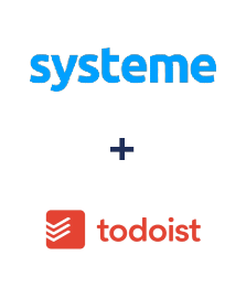 Integration of Systeme.io and Todoist