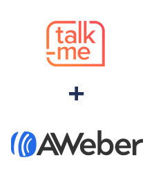 Integration of Talk-me and AWeber