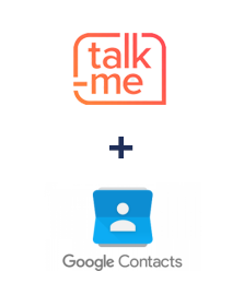 Integration of Talk-me and Google Contacts