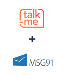 Integration of Talk-me and MSG91