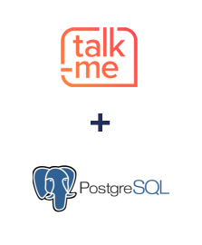 Integration of Talk-me and PostgreSQL