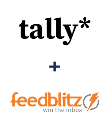 Integration of Tally and FeedBlitz