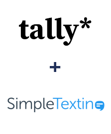 Integration of Tally and SimpleTexting