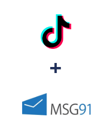 Integration of TikTok and MSG91