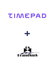 Integration of Timepad and BrandSMS 