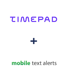 Integration of Timepad and Mobile Text Alerts