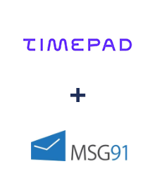 Integration of Timepad and MSG91