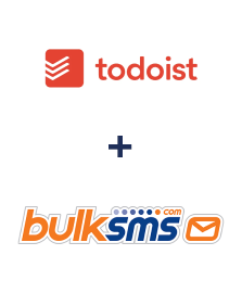 Integration of Todoist and BulkSMS