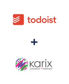 Integration of Todoist and Karix