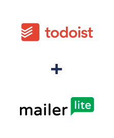 Integration of Todoist and MailerLite