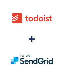 Integration of Todoist and SendGrid