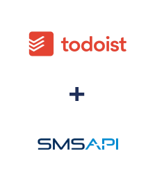 Integration of Todoist and SMSAPI