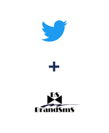 Integration of Twitter and BrandSMS 