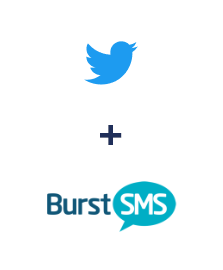 Integration of Twitter and Burst SMS