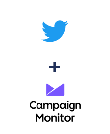 Integration of Twitter and Campaign Monitor
