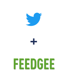 Integration of Twitter and Feedgee