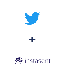 Integration of Twitter and Instasent
