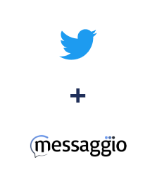 Integration of Twitter and Messaggio