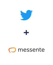 Integration of Twitter and Messente