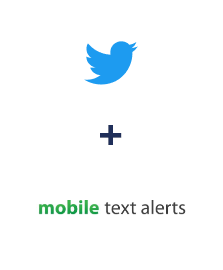 Integration of Twitter and Mobile Text Alerts