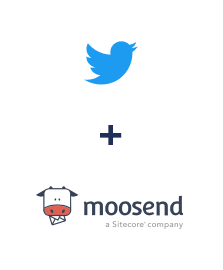 Integration of Twitter and Moosend