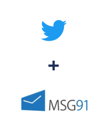 Integration of Twitter and MSG91