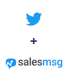 Integration of Twitter and Salesmsg