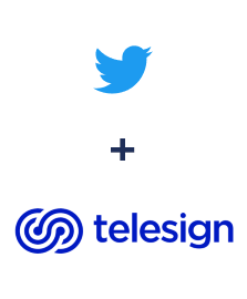 Integration of Twitter and Telesign