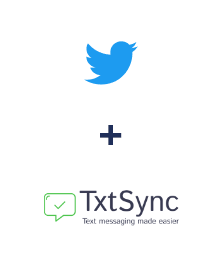 Integration of Twitter and TxtSync