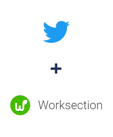 Integration of Twitter and Worksection